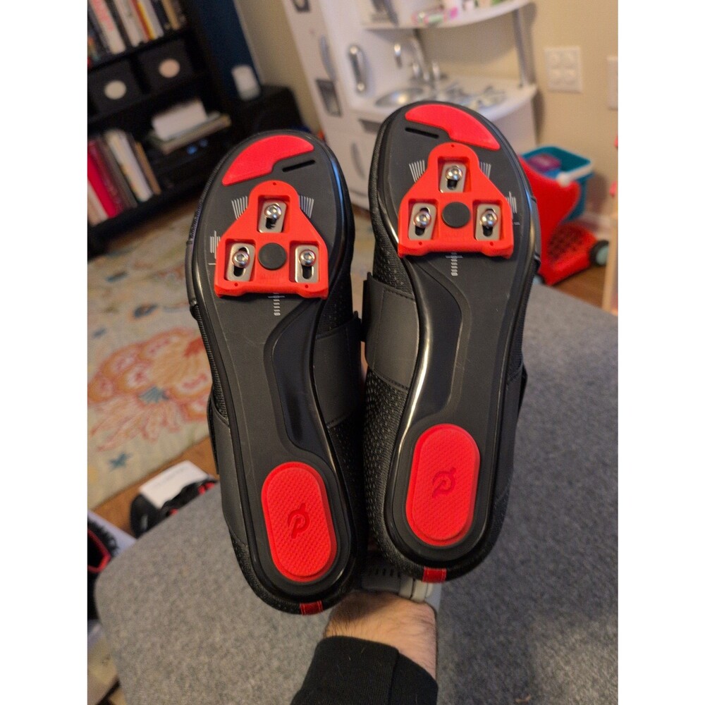 EUC Peloton Altos cycling shoes with look delta cleats US men's 12.5 EU 46.6 - Picture 6 of 7
